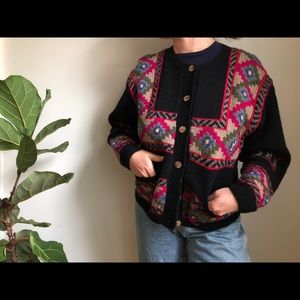 Vintage Scandinavian Inspired LL Bean Wool Sweater